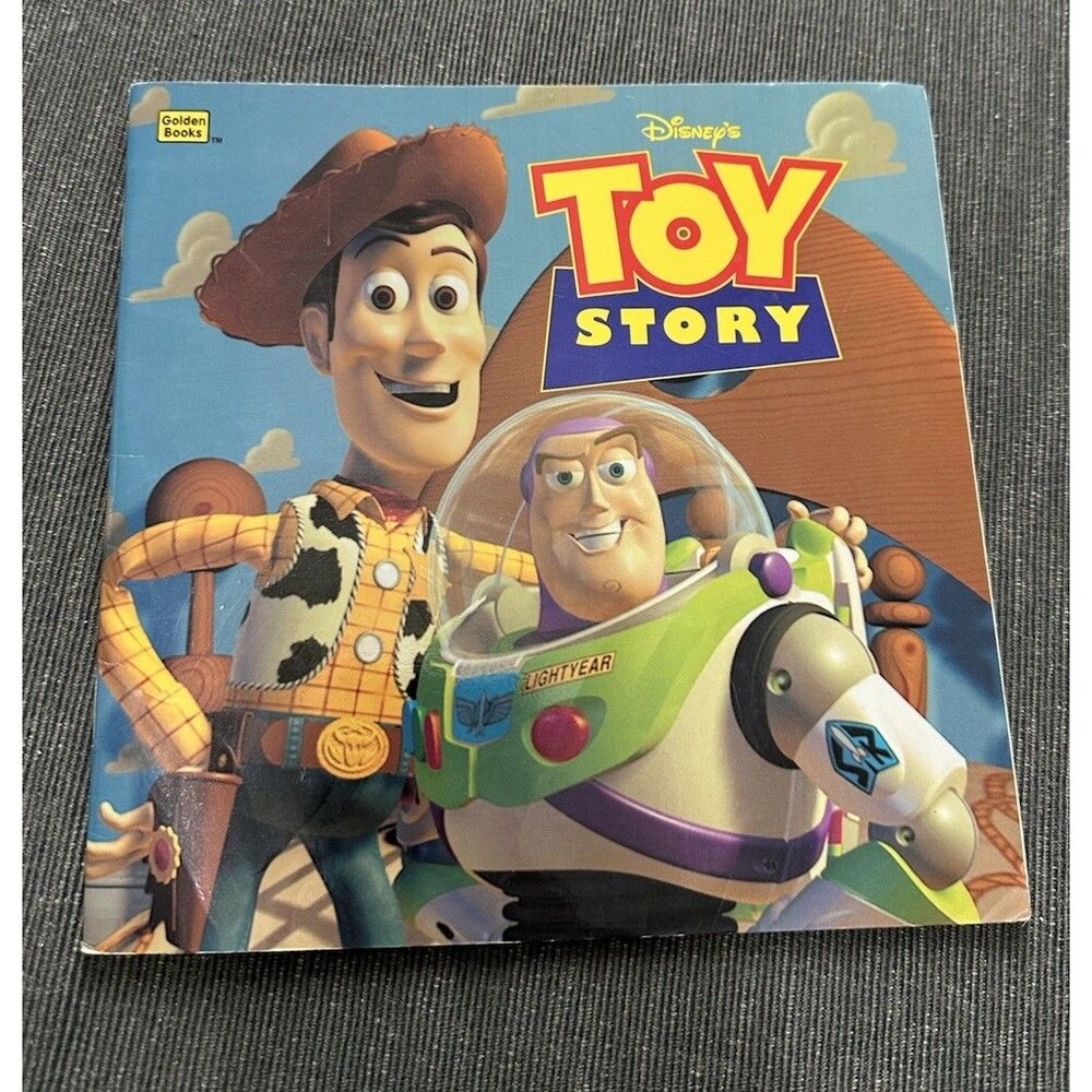Vintage 1995 Disney’s Toy Story Golden Look-Look Book Woody Buzz Lightyear Pixar